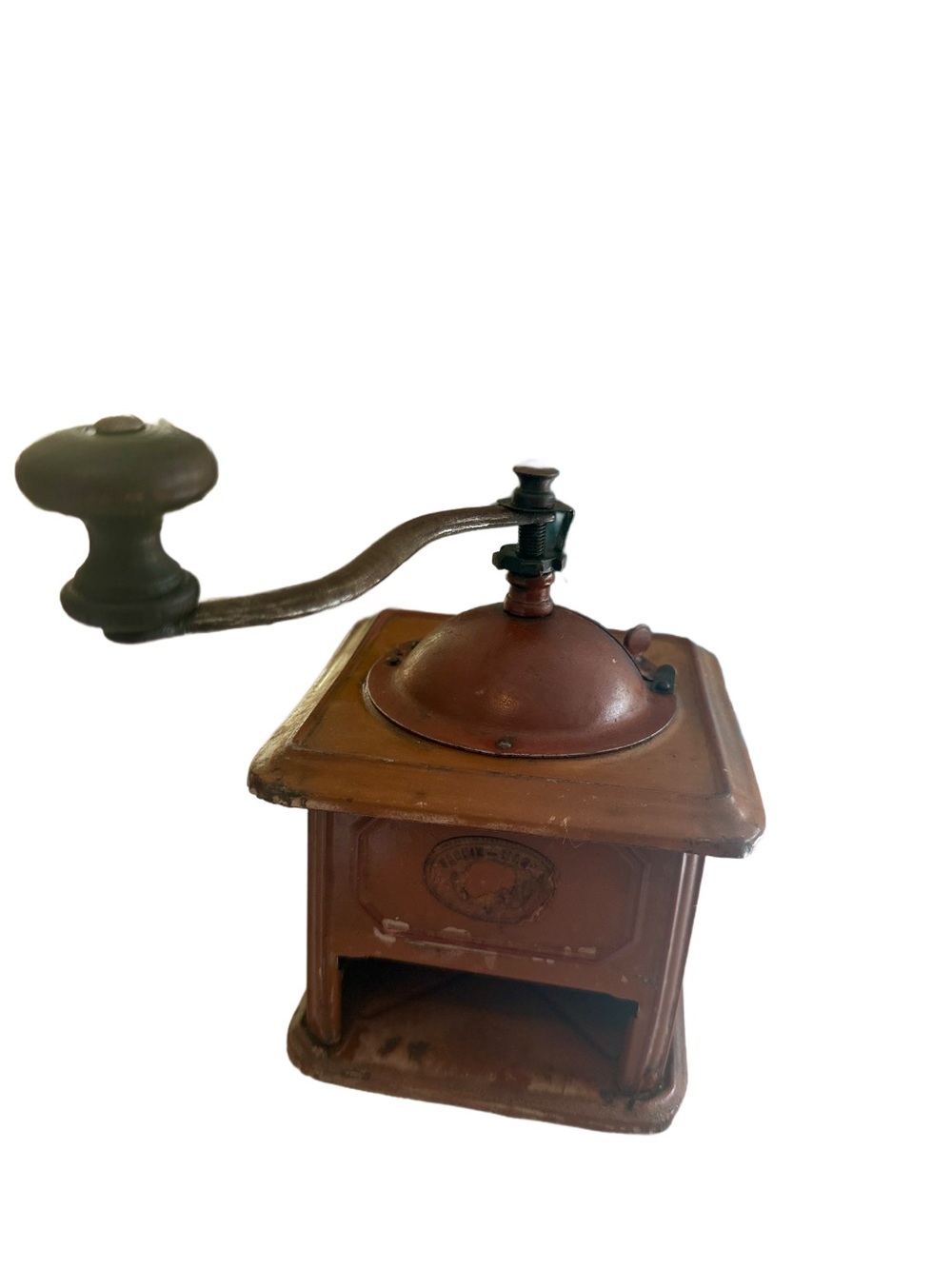 Antique Manual Coffee Grinder - Hand Crank